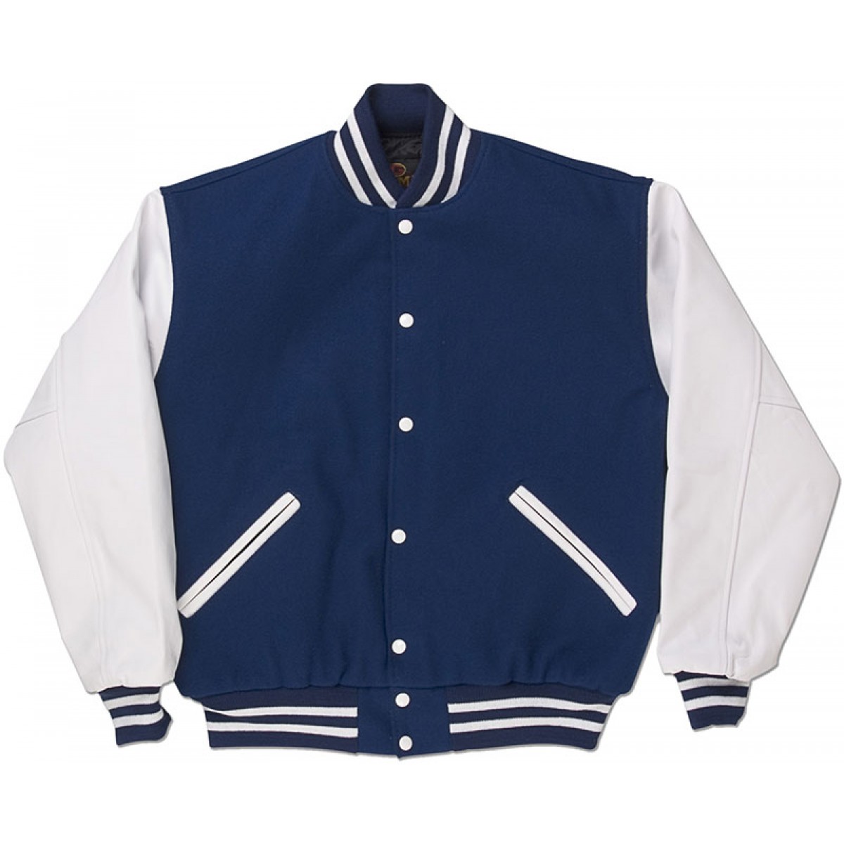 Royal Blue & White Standard Letterman Jacket - Standard Jackets